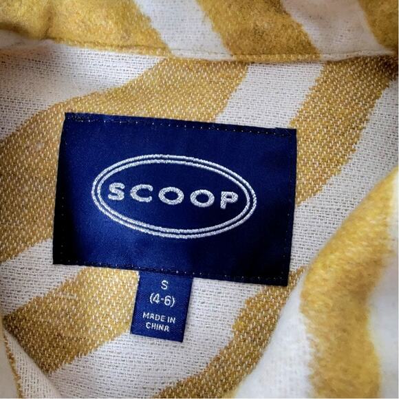 Scoop Oversized Zebra‎ Print Shacket Jacket S Small 4-6 Heavy Thick Button Front - Picture 9 of 11